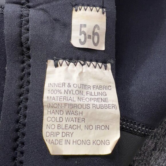 Deep See 2/2 Kids Shorty Wetsuit — Black & Gray, Size 5–6 - Picture 10 of 12